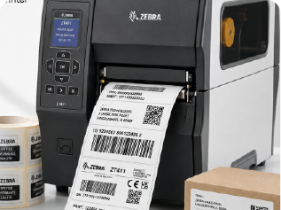 Thermal transfer barcode printing on self-adhesive labelstock
HTML: alt="Thermal transfer barcode printing on self-adhesive labelstock"